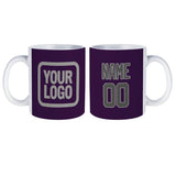 Custom Purple Dark Grey Mug