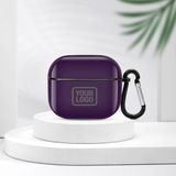 Custom Purple Dark Grey AirPods Case (3rd Generation)