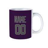 Custom Purple Dark Grey Mug