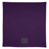 Custom Purple Gray Square Table Cloth