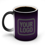 Custom Purple Dark Grey Magic Mug