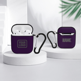 Custom Purple Dark Grey AirPods Case