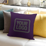 Custom Purple Dark Grey Pillowcase