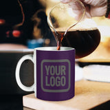 Custom Purple Dark Grey Mug