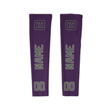 Custom Purple Dark Grey Arm Sleeve