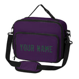 Custom Purple Green Lunch Bag
