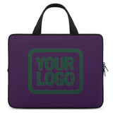 Custom Purple Green Laptop Bag