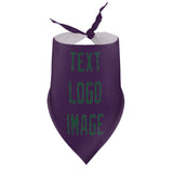 Custom Purple Green Pet Scarf
