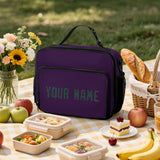 Custom Purple Green Lunch Bag