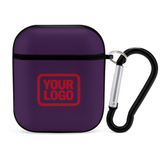 Custom Purple Red AirPods Case