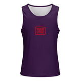Custom Purple Red Men's Tank Top
