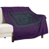 Custom Purple Green Blanket