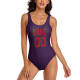 Custom Purple Red Swimsuit