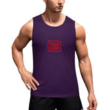 Custom Purple Red Men's Tank Top