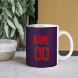 Custom Purple Red Mug