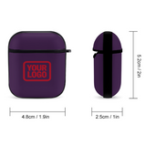 Custom Purple Red AirPods Case