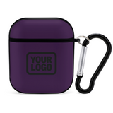 Custom Purple Black AirPods Case