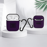Custom Purple Black AirPods Case