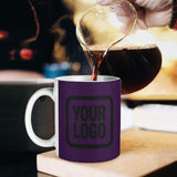 Custom Purple Black Mug