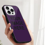 Custom Purple Black Phone Case