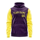 Custom Purple Light Yellow Hoodie 0707262607B31726
