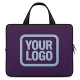 Custom Purple Light Blue Laptop Bag