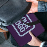 Custom Purple Light Blue Laptop Bag