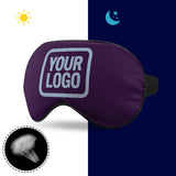 Custom Purple Light Blue Sleep Mask