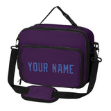 Custom Purple Sky Blue Lunch Bag