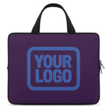 Custom Purple Sky Blue Laptop Bag