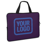 Custom Purple Sky Blue Laptop Bag