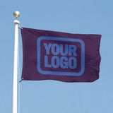 Custom Purple Sky Blue Flag