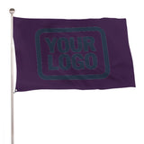 Custom Purple Blue Flag