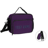Custom Purple Blue Lunch Bag