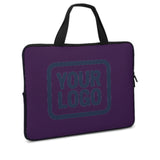 Custom Purple Blue Laptop Bag