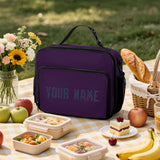 Custom Purple Blue Lunch Bag