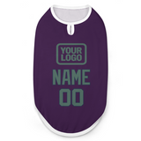 Custom Purple Blue Green Pet Vest