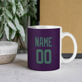 Custom Purple Blue Green Mug