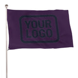 Custom Purple Navy Flag