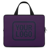 Custom Purple Navy Laptop Bag