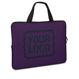 Custom Purple Navy Laptop Bag