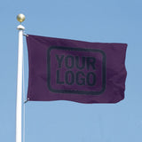 Custom Purple Navy Flag