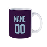 Custom Purple Light Blue Mug