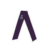 Custom Purple Light Blue Headband