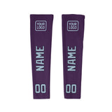 Custom Purple Light Blue Arm Sleeve