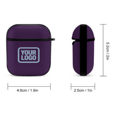 Custom Purple Light Blue AirPods Case