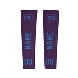 Custom Purple Sky Blue Arm Sleeve