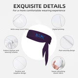 Custom Purple Sky Blue Headband