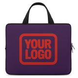 Custom Purple Orange Red Laptop Bag