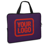 Custom Purple Orange Red Laptop Bag